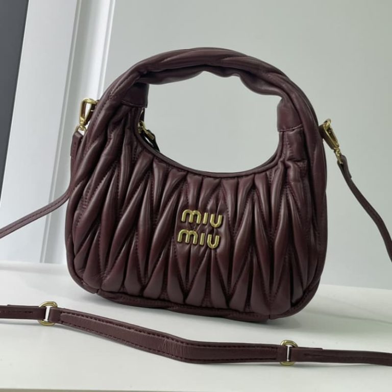 MiuiMiui handbag shoulder bag imported lambskin leather crossbody bag-1