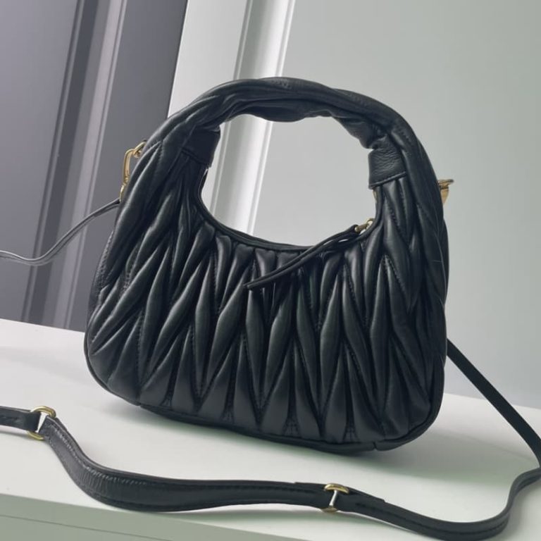 MiuiMiui handbag shoulder bag imported lambskin leather crossbody bag-7