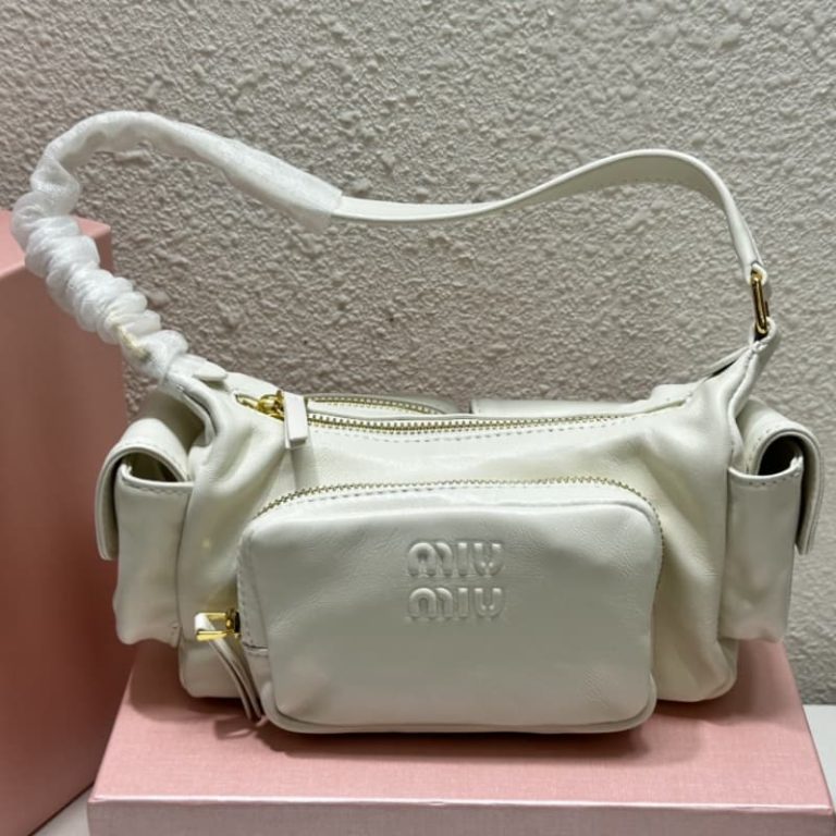 MiuiMiui new biker underarm bag-1