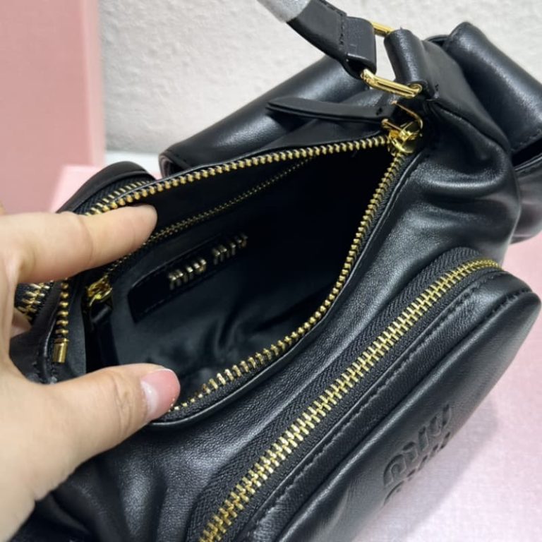 MiuiMiui new biker underarm bag-6
