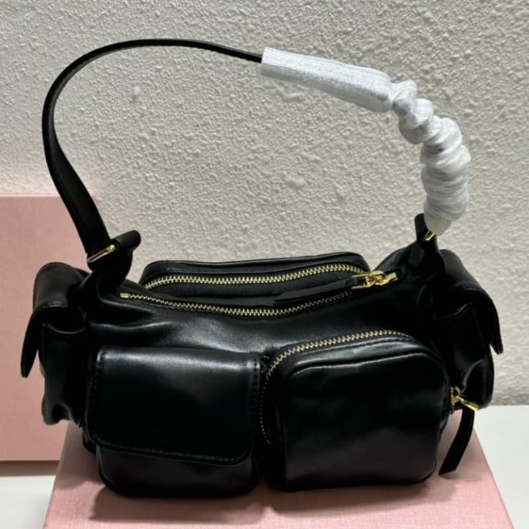 MiuiMiui new biker underarm bag-7