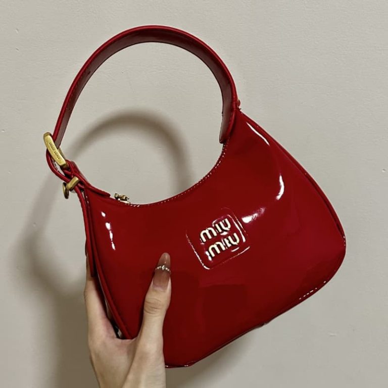 MiuiMiui women's handbag patent leather shoulder bag-1