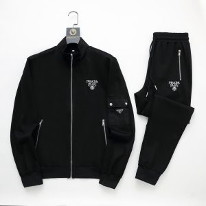 Prada high quality Full Zip Long tracksuits FZ287