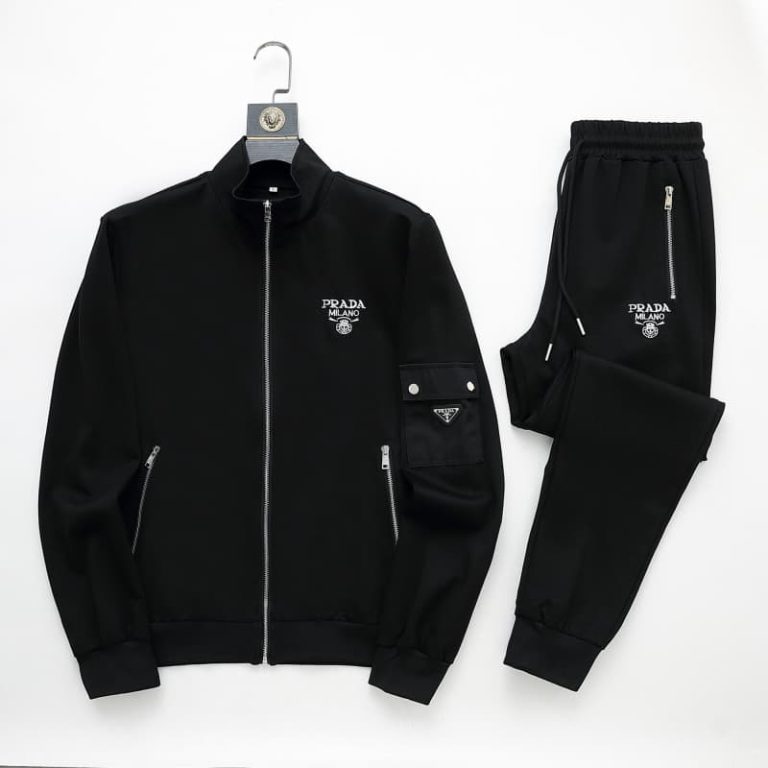 Prada Full Zip Long tracksuits-1