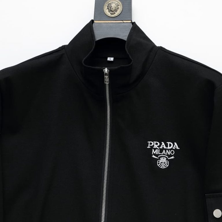 Prada Full Zip Long tracksuits-3