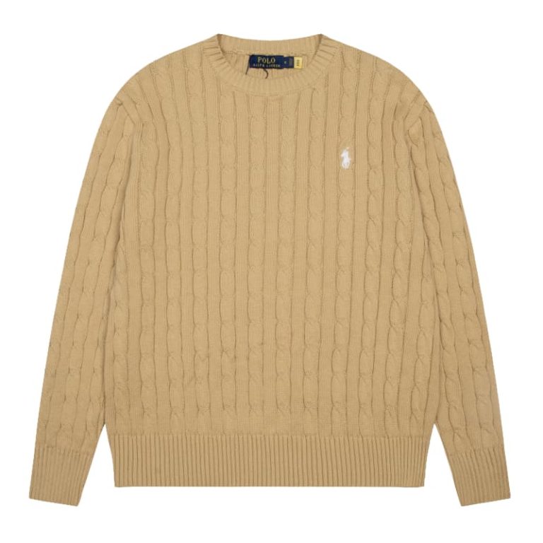 Ralph Lauren Classic Embroidered War Horse Logo Crew Neck Sweater-4