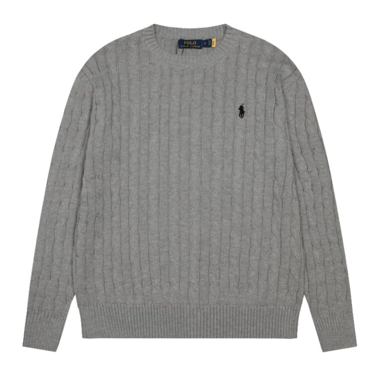 Ralph Lauren Classic Embroidered War Horse Logo Crew Neck Sweater-7