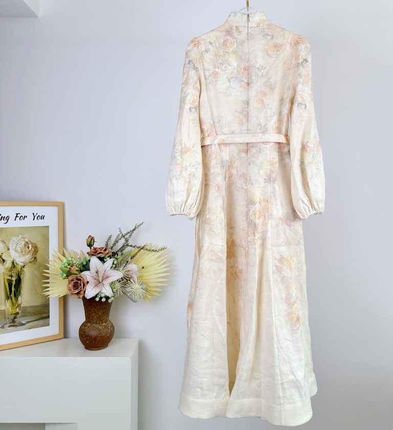 Zimmermann Crush Buttoned Midi Dress-2