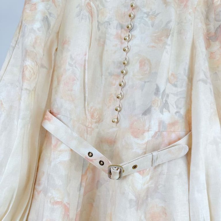 Zimmermann Crush Buttoned Midi Dress-3