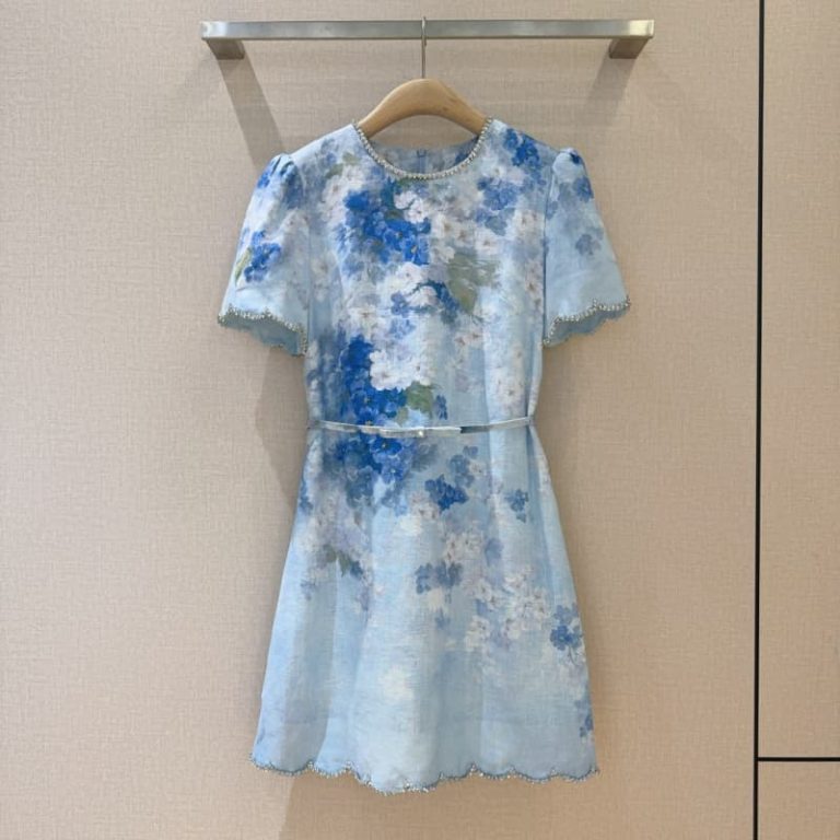 Zimmermann Crush Scalloped Shift Dress-1