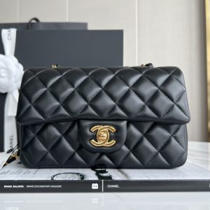 Chanel Original Quality Mini CF Classic Diamond Sheepskin Flip Cover Lambskin Material LB013