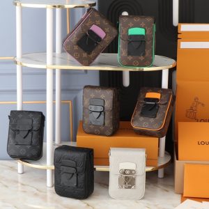 Louis Vuitton high quality New S-Lock Vertical Wearable Wallet 12x19x7CM LB082-1