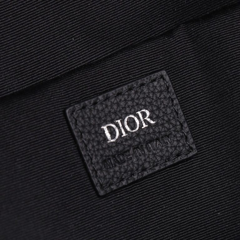 Dior Best Quality Men Backpack Blue Black Print Large Capacity Wide Adjustable Shoulder Straps 30x42x15cm LB257 (Copy) (5)