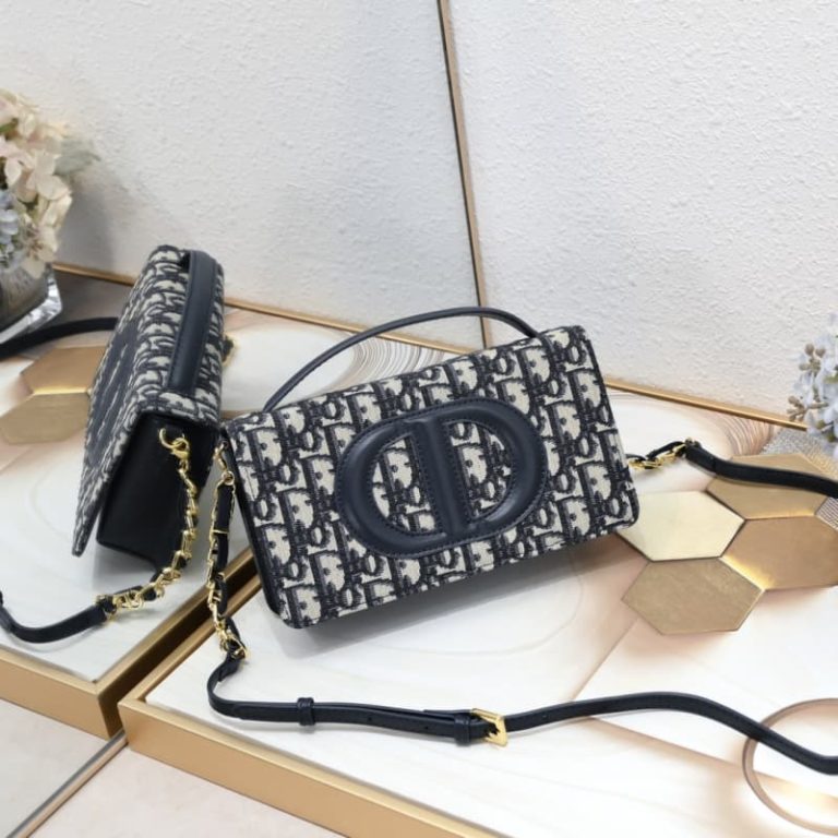 Dior High Quality CD Signature Mini Chain Bag-8