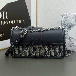 Dior High Quality Classic Flap Designer Shoulder Bag Deluxe Crossbody Women Leather Handbag Black Brown 21*12*6CM LB275