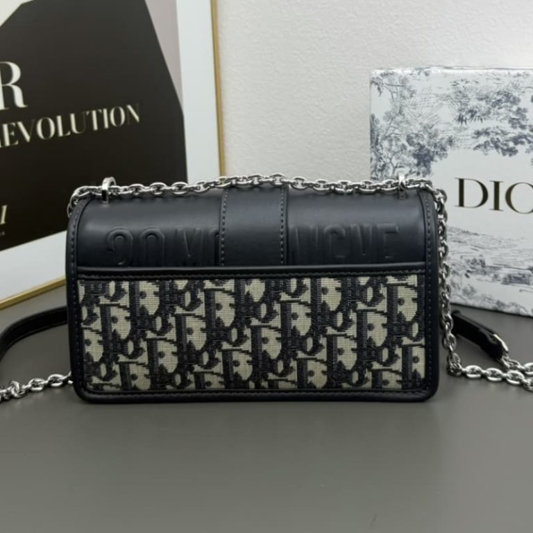 Dior High Quality Classic Flap Designer Shoulder Bag Deluxe Crossbody Women Leather Handbag Black Brown 21126CM-2