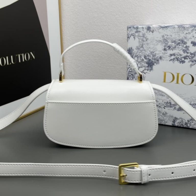 Dior High Quality Flap Metal Logo Design Women Wallet Shoulder Bag Crossbody Black White Almond-2
