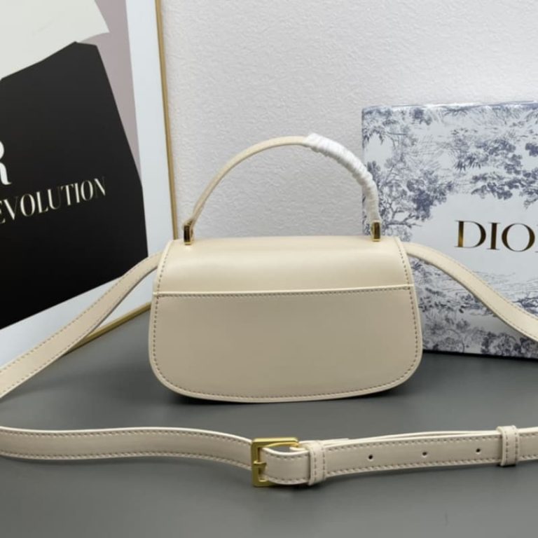 Dior High Quality Flap Metal Logo Design Women Wallet Shoulder Bag Crossbody Black White Almond-4