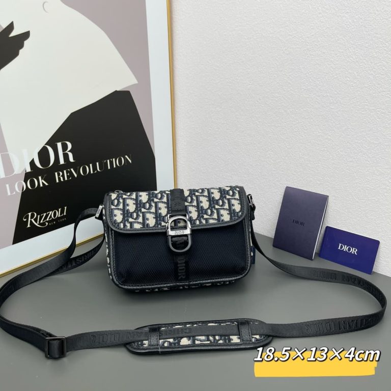 Dior High Quality Homme Oblique 8 Messenger Bag-1