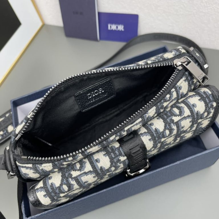 Dior High Quality Homme Oblique 8 Messenger Bag-5