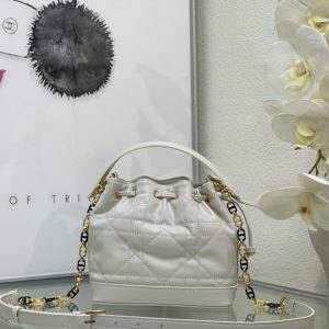 Dior High Quality Jolie Bucket Bag Small 17x16x9cm LB286