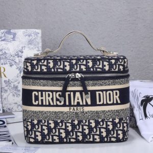 Dior High Quality Women Cosmetic Bag Wallet Tote Super Large Capacity 28*20.5*15.5CM LB308