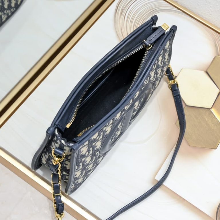 Dior High Quality Women Wallet Shoulder Bag Fashion Handbag Leather Crossbody-11