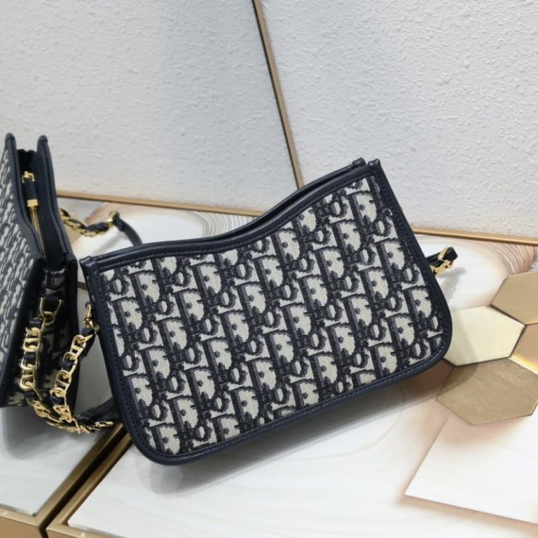 Dior High Quality Women Wallet Shoulder Bag Fashion Handbag Leather Crossbody-8
