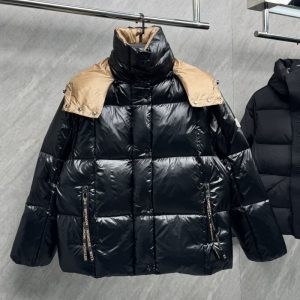 MONCLER top quality stand-up collar short down cotton jacket thickened bread street fashion women jacket FZ317