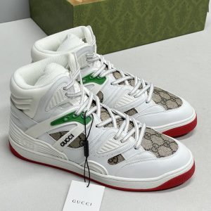 GUCCI Top Quality White Mesh Hiking Walking Jogging Sports Outdoor Shoes Men Women Athletic Trainers SH157