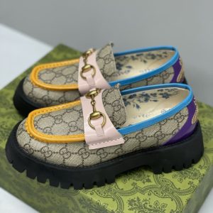 Gucci GG Platform Horsebit Loafers Shoes 35-42 SH167
