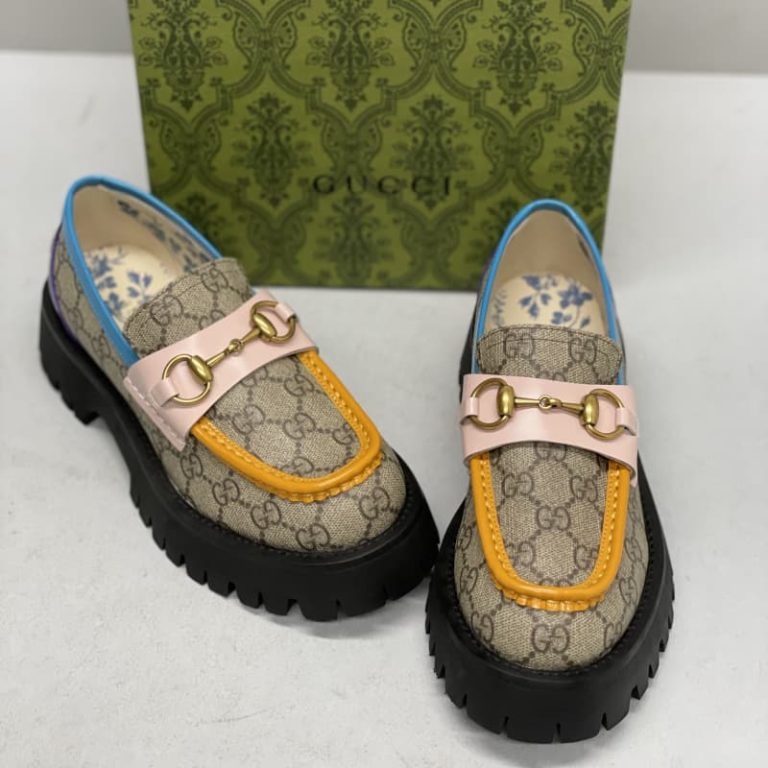 Gucci GG Platform Horsebit Loafers Shoes-2
