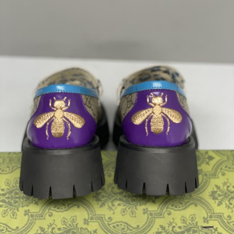 Gucci GG Platform Horsebit Loafers Shoes-4