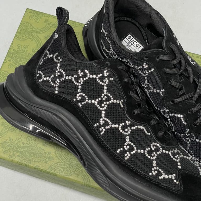 Gucci Gucci Run GG embellished sneakers-2