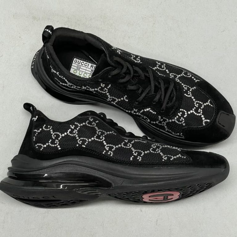 Gucci Gucci Run GG embellished sneakers-3