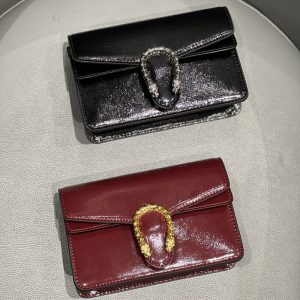 Gucci High Quality Women Leather Flap Design Shoulder Bag Crossbody Bag 17.5*11*6.5CM LB349