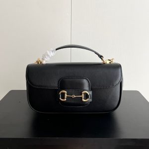Gucci High Quality Women Shoulder Bag Leather Flap Design Shoulder Bag Crossbody Bag 22.6*12.7*5.6CM LB350