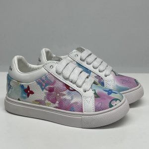 Louis Vuitton LV Children Colorful printed Casual shoes Girls 26-37 SH148