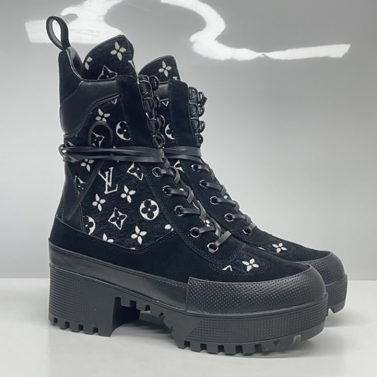 Louis Vuitton Women Platform Boots Suede Stitching 35-42 SH149 (5)