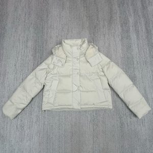 Lululemon top quality women down jacket stand-up collar winter thickened warm coat short jacket women clothing FZ320