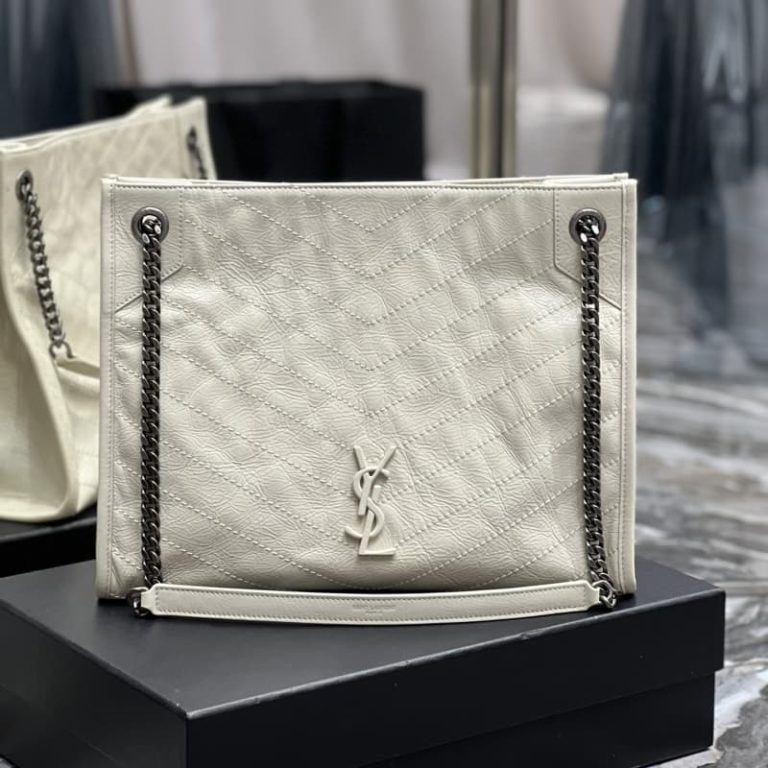 Saint Laurent Niki Shopping Bag In Vintage Leather-1