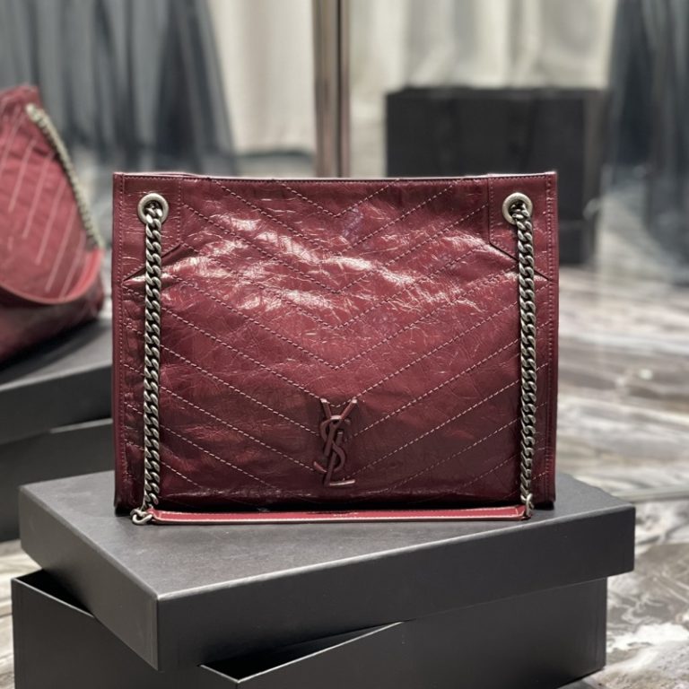 Saint Laurent Niki Shopping Bag In Vintage Leather-3