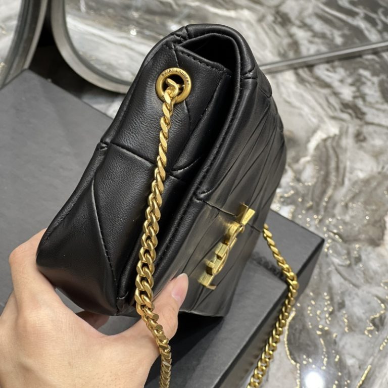 Yves Saint Laurent Best Quality Sheepskin Woman JAMIE Chain Double Strap Flap Large Capacity Shoulder Bag 26