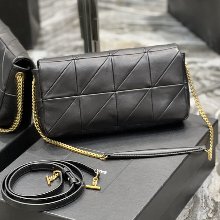 Yves Saint Laurent Best Quality Sheepskin Woman JAMIE Chain Double Strap Flap Large Capacity Shoulder Bag 26