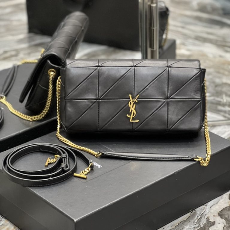 Yves Saint Laurent Best Quality Sheepskin Woman JAMIE Chain Double Strap Flap Large Capacity Shoulder Bag 26