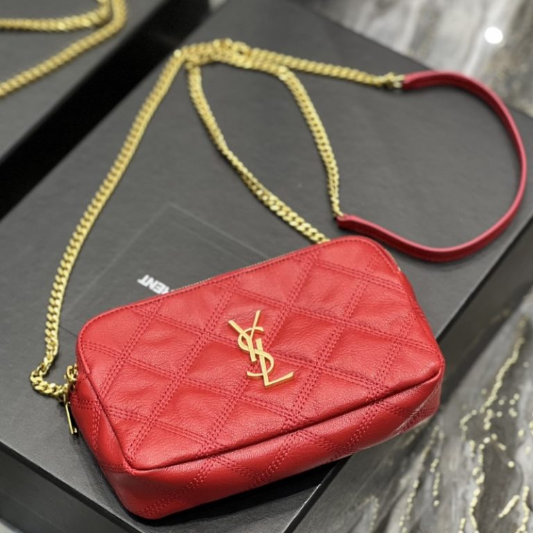 Yves Saint Laurent Best Quality Woman Classic Camera Bag Chain Metal Letter Small Capacity Crossbody Bag 19x11x5cm LB265 (3)