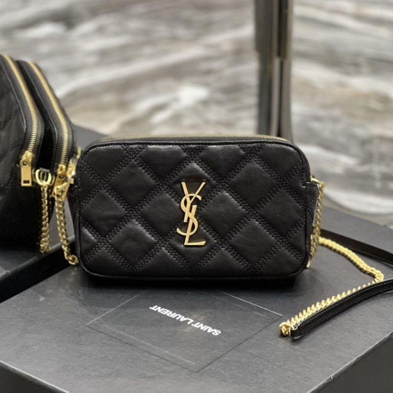 Yves Saint Laurent Best Quality Woman Classic Camera Bag Chain Metal Letter Small Capacity Crossbody Bag 19x11x5cm LB265 (4)