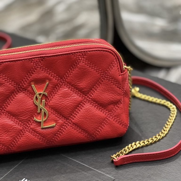 Yves Saint Laurent Best Quality Woman Classic Camera Bag Chain Metal Letter Small Capacity Crossbody Bag 19x11x5cm LB265 (5)