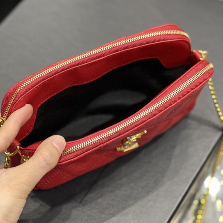 Yves Saint Laurent Best Quality Woman Classic Camera Bag Chain Metal Letter Small Capacity Crossbody Bag 19x11x5cm LB265 (6)