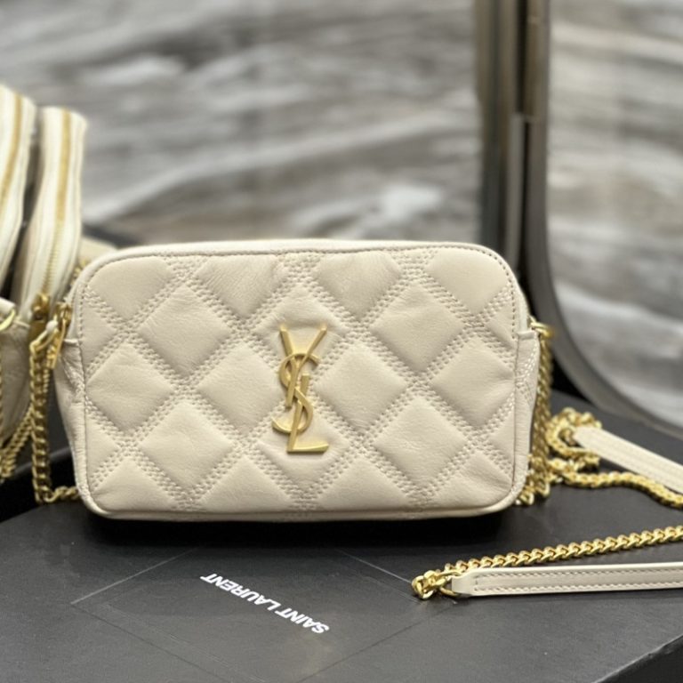 Yves Saint Laurent Best Quality Woman Classic Camera Bag Chain Metal Letter Small Capacity Crossbody Bag 19x11x5cm LB265